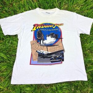 Vintage 1989 Indiana Jones Last Crusade Single Stitch T-Shirt